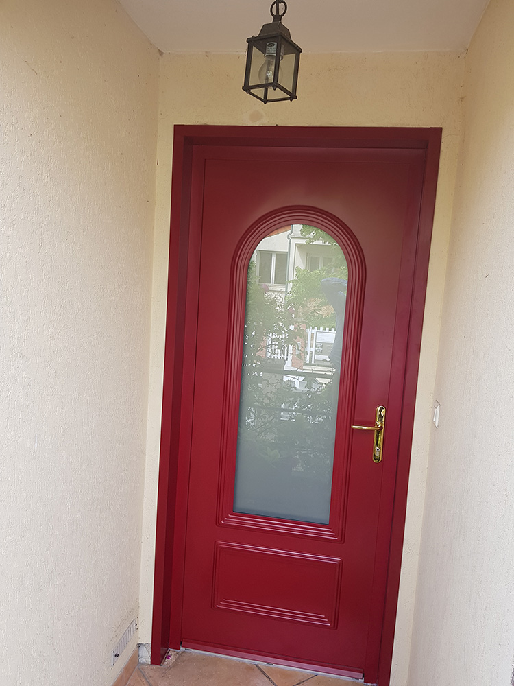 porte d'entrée aluminium solabaie