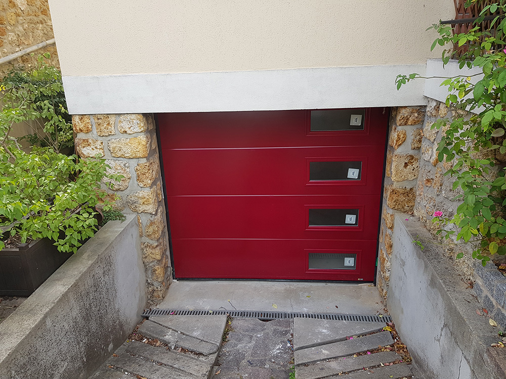 porte de garage sectionnelle - viroflay