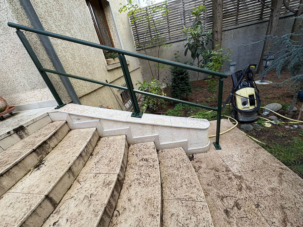 Installation garde-corps et rampe d'escalier extérieurs à Courbevoie