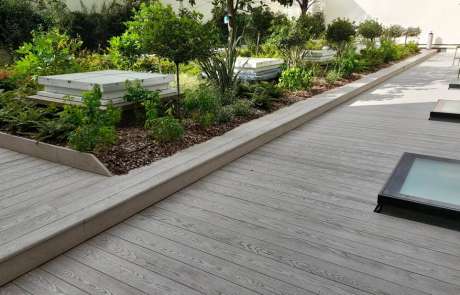 patio avec les lames Millboard